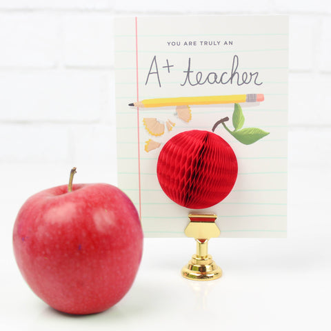 A+ Teacher Pop-up Card