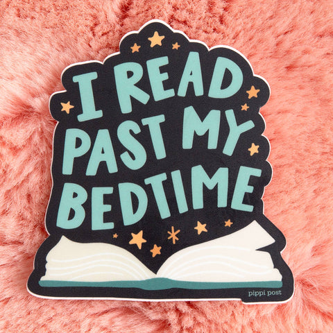 Bedtime Reader Decal Sticker