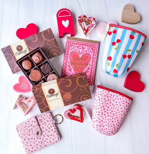 Tiny Cherries Compact Card Wallet