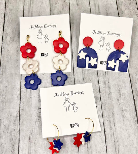 Fourth of July Earrings