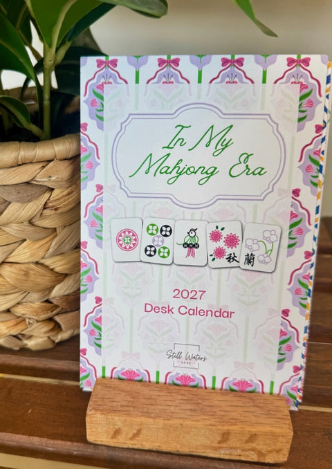 Mahjong Era Desk Calendar 2027