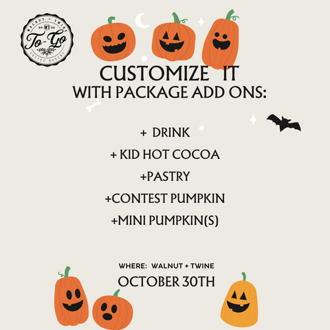 Pumpkins & Pastries Base Packages | Community Carve-Off
