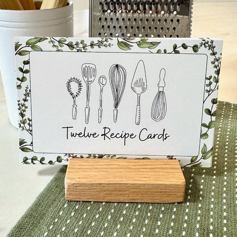Recipe Card Sets by Still Water Como