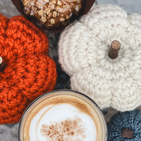 Handmade Crochet Pumpkins