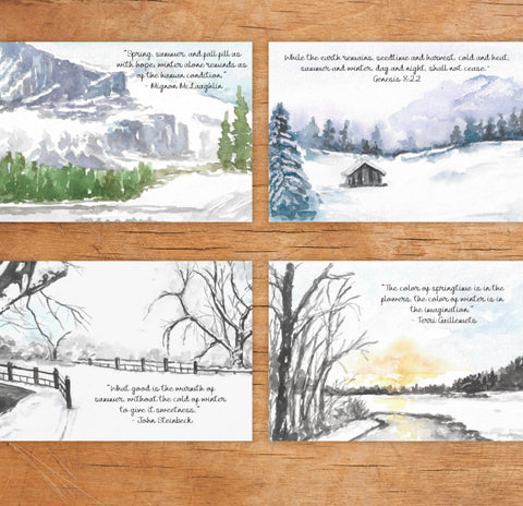 Happy Holidays Notecards