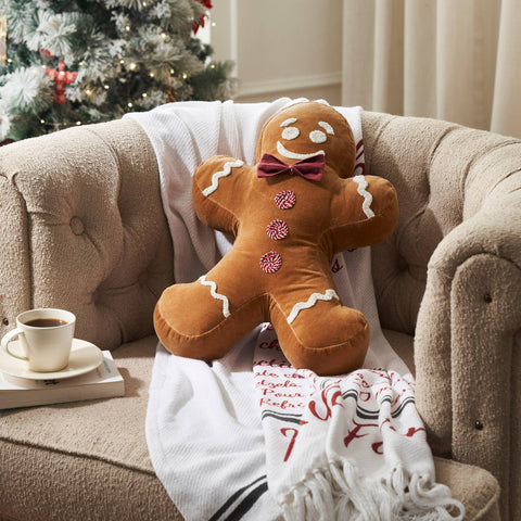 Mr. Gingerbread Pillow