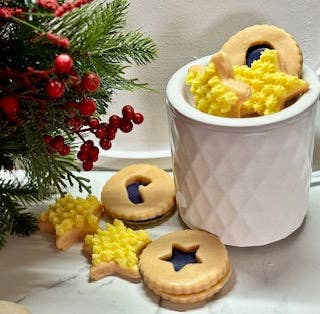 Holiday  Linzer Cookie and Star Sugar Cookie Wax Melts
