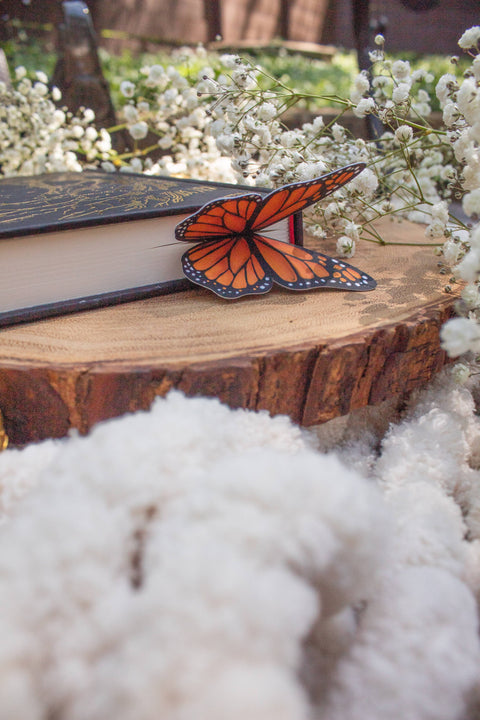 Monarch Butterfly Wings Bookmark 3D