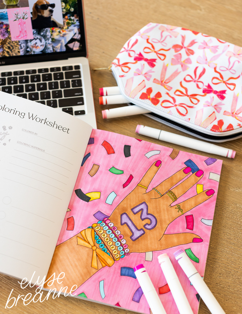 Put A Bow On It Coloring Book | Valentines & Galentines Day