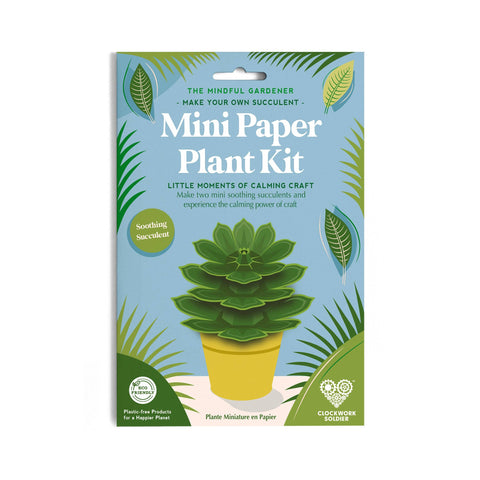 making paper succulents Make Your Own Mini Paper Succulent Plant – Walnut and Twine