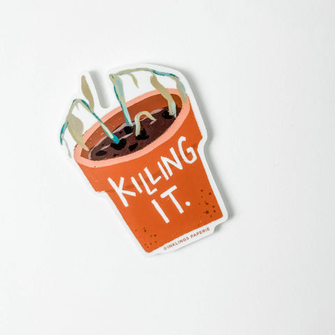 Killing it Vinyl Sticker