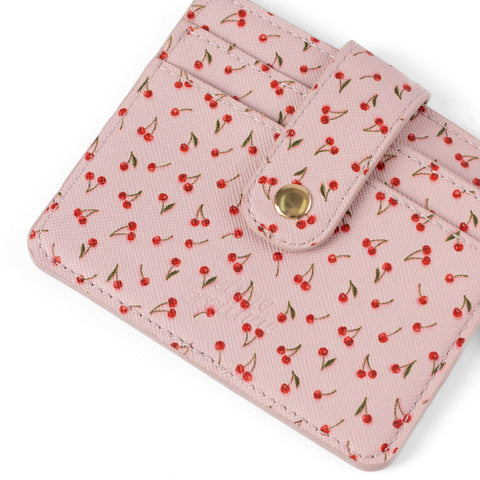 Tiny Cherries Compact Card Wallet