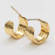 Hammered Hoops Mini Earrings