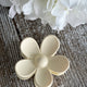 Cream Flower Hair Clip