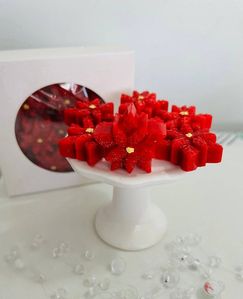 Sparkling Poinsettia Wax Melts