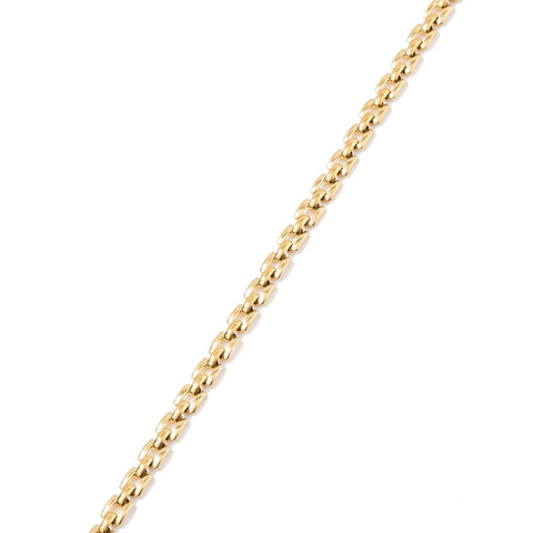 Gold Squared Chain Bracelet | Waterproof